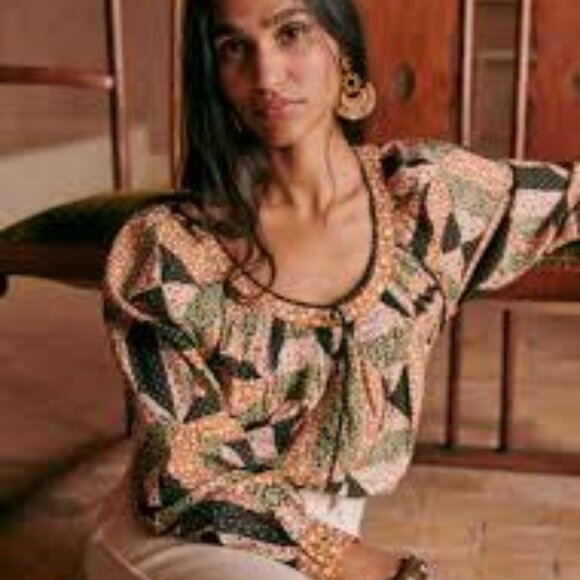 Sezane Oana Blouse - Picture 1 of 4